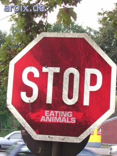 animal rights sign  
